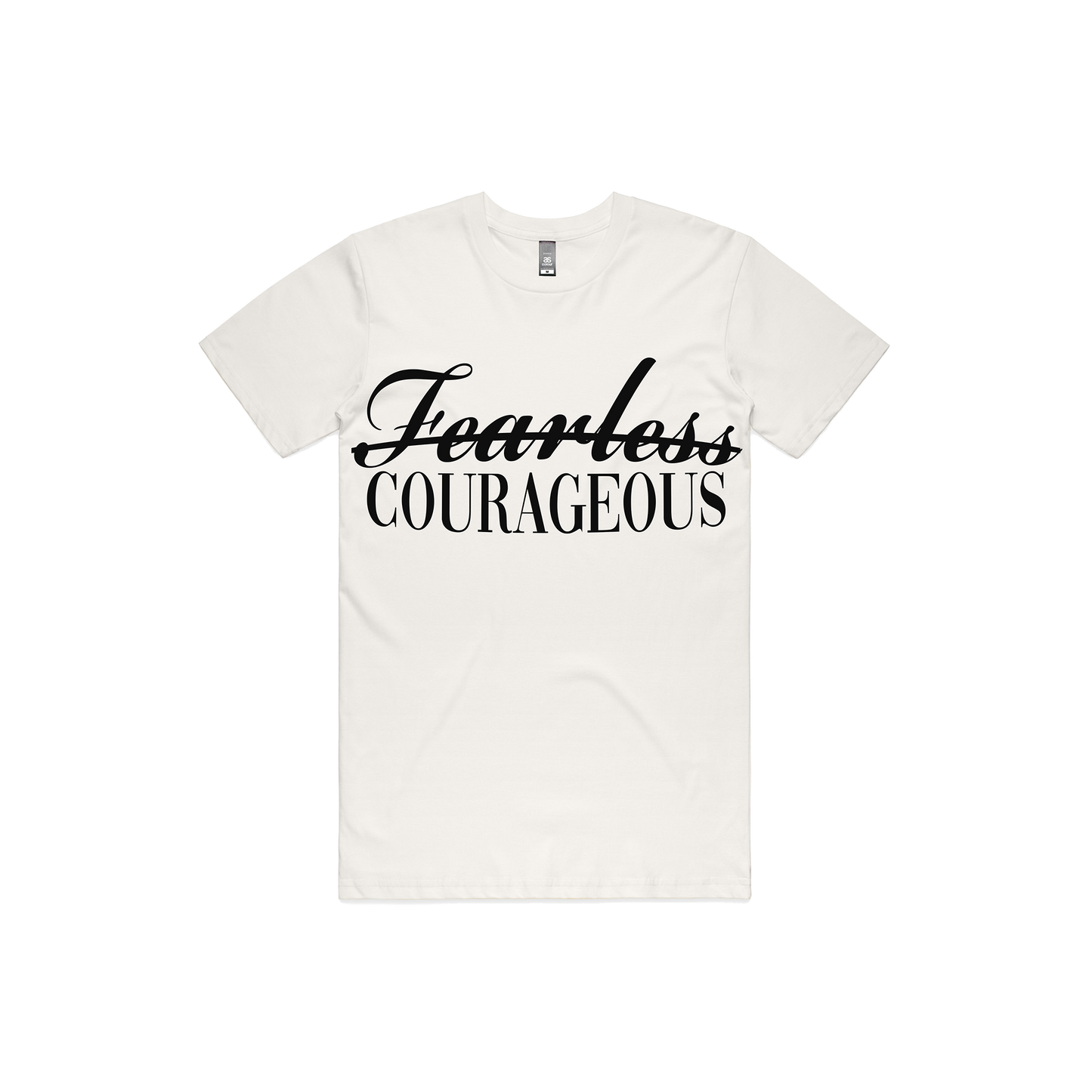 Courageous T-Shirt | 100% Combed Cotton | Rich Is Not Wealthy